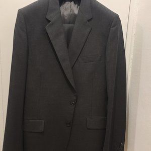 New Paul Smith Size 44 Regular Black Wool Gents Modern Fit 2 Button Suit